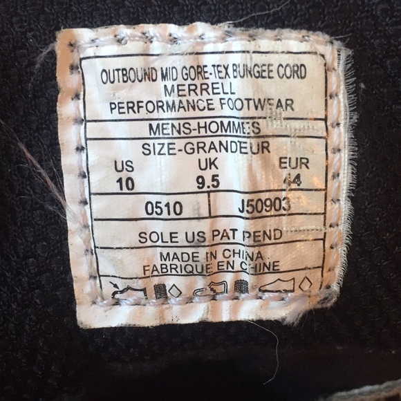 🔥Rare EUC Merrell OutBound Gore-Tex Bungee Cord - Picture 6 of 6